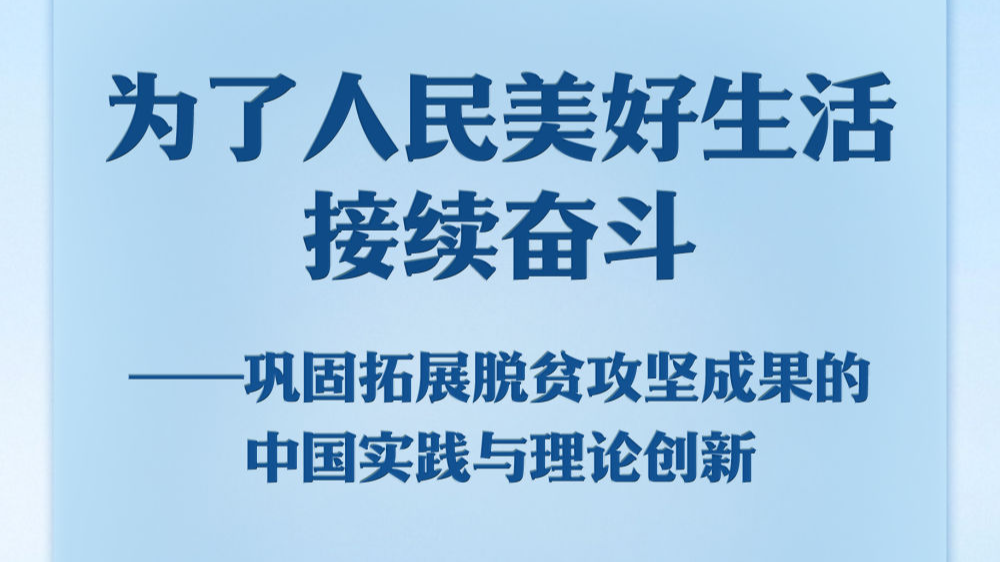 《为了人民美好生活接续奋斗——巩固拓展脱贫攻坚成果的中国实践与理论创新》智库报告发布