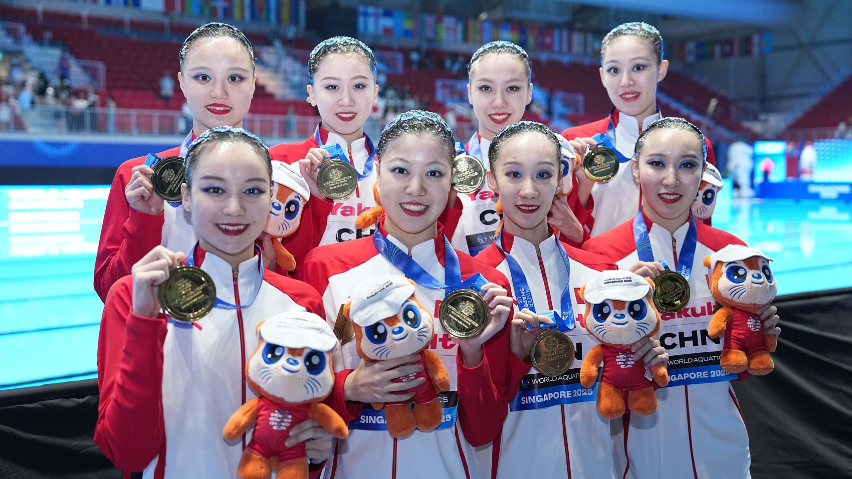 游泳世锦赛：花游集体自由自选中国队摘金