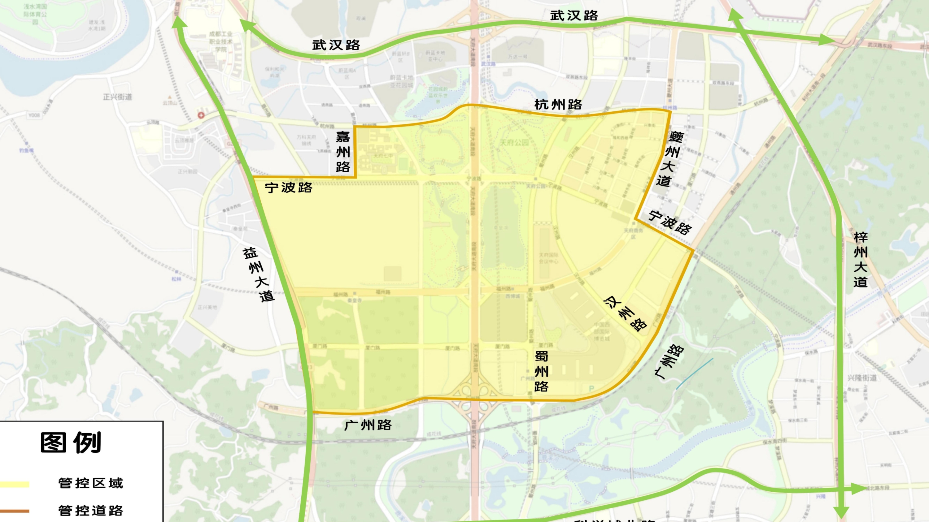 7月26日 成都世运会开幕式实战演练  这些道路将分时、分段实施交通管制