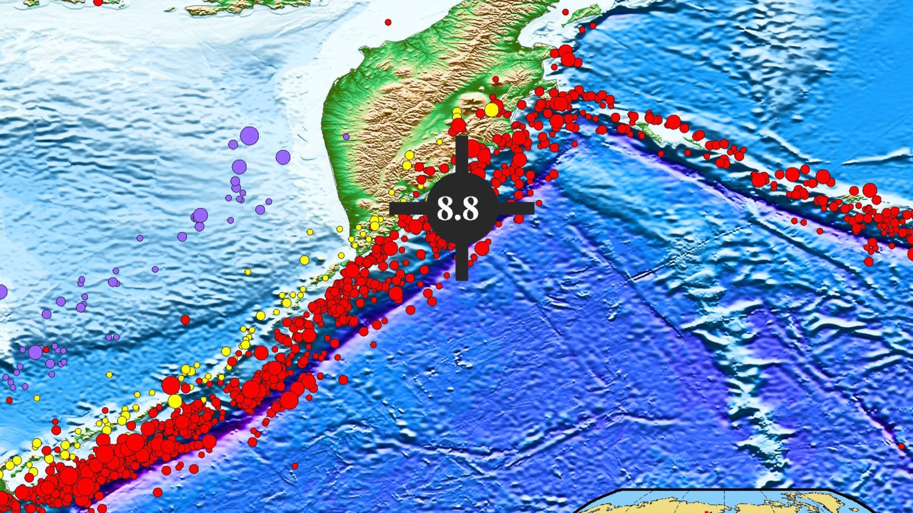 堪察加东岸远海8.8级地震引发海啸，预计对我国部分沿岸地区造成灾害性影响