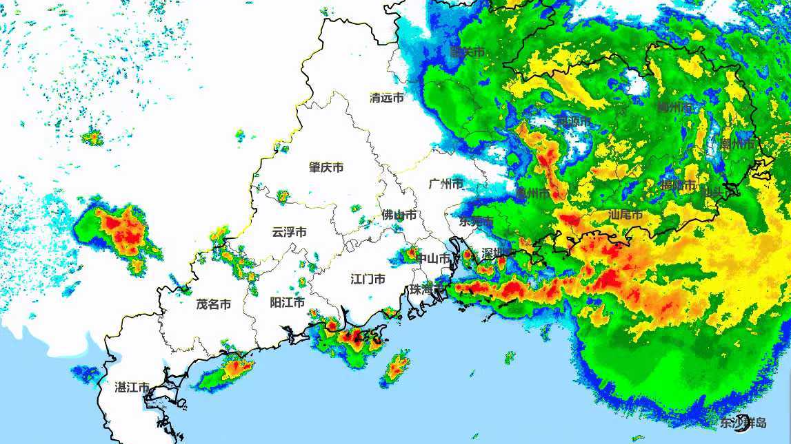 台风“杨柳”最新路径：已进入广东梅州 强度逐渐减弱