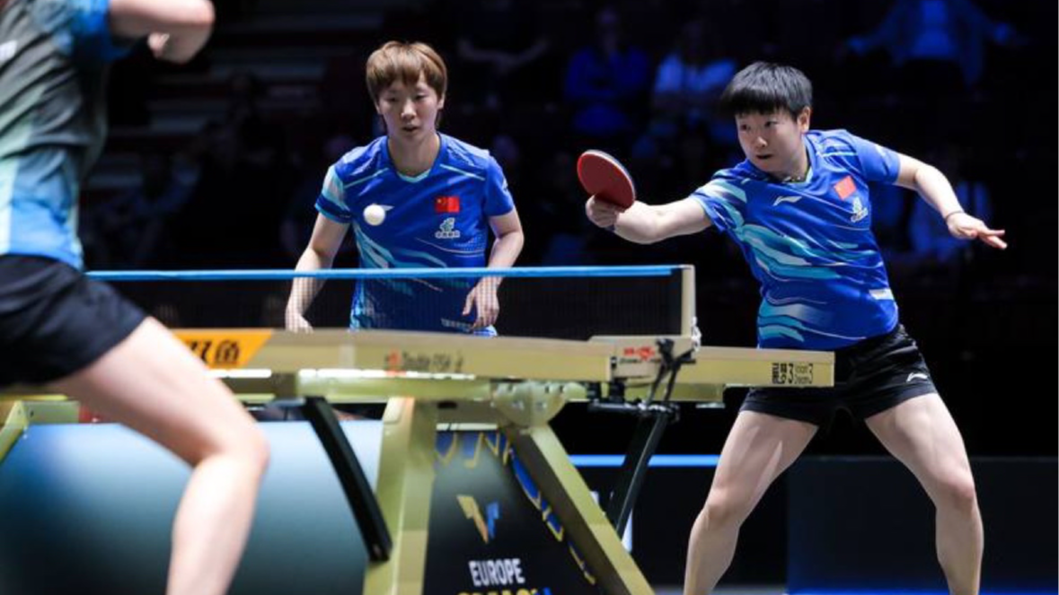 WTT欧洲大满贯瑞典站 孙颖莎/王曼昱晋级女双八强