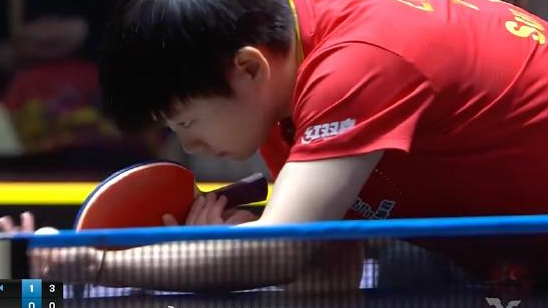 孙颖莎对伊藤美诚11连胜 强势晋级女单4强