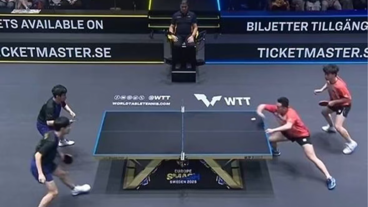 WTT欧洲大满贯瑞典站 中国香港组合黄镇廷/陈颢桦男双夺冠