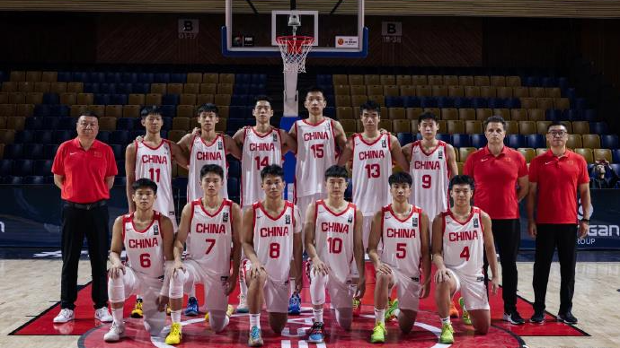 中国U16男篮战胜巴林 锁定世界杯资格