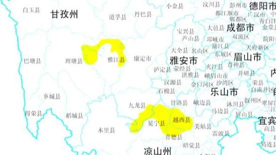 注意！四川10个县市地质灾害风险较高