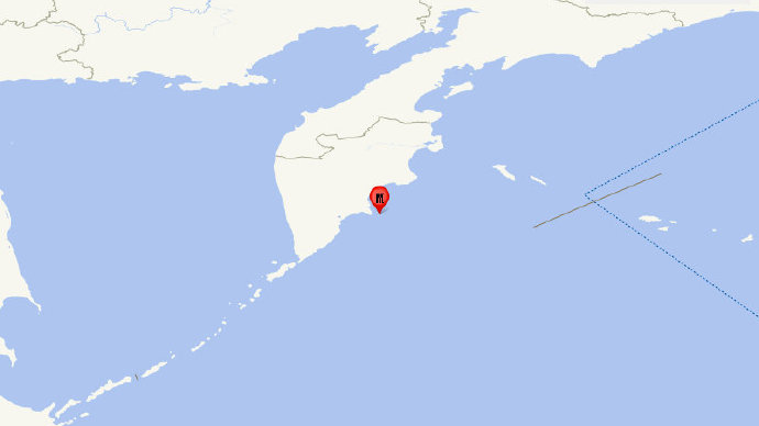 堪察加东岸附近海域发生7.3级地震 震源深度20千米