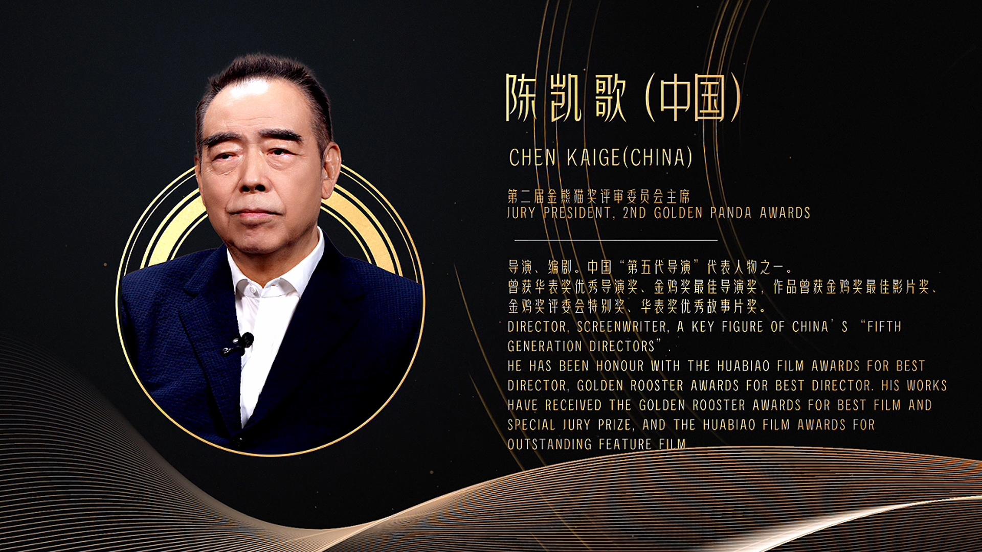 对话金熊猫奖丨陈凯歌：金熊猫奖“野心”很大