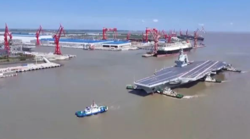 国防部：福建舰试验训练正按计划顺利推进