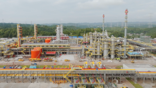 国内单套最大天然气净化厂在资阳建成投产