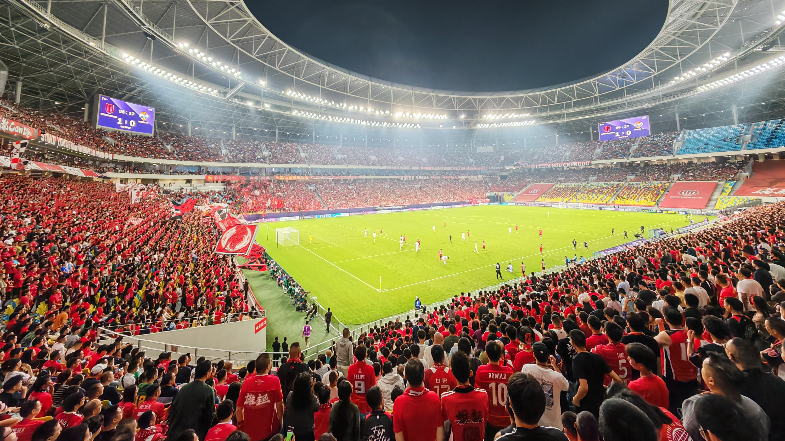 成都蓉城1-0力克江原FC 迎来亚冠首胜！