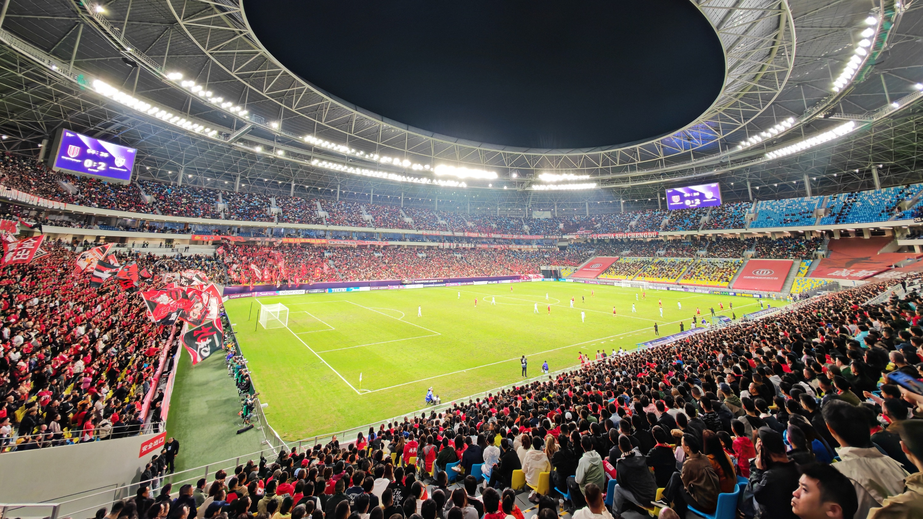 亚冠精英联赛第3轮 成都蓉城0-2马来西亚柔佛DT