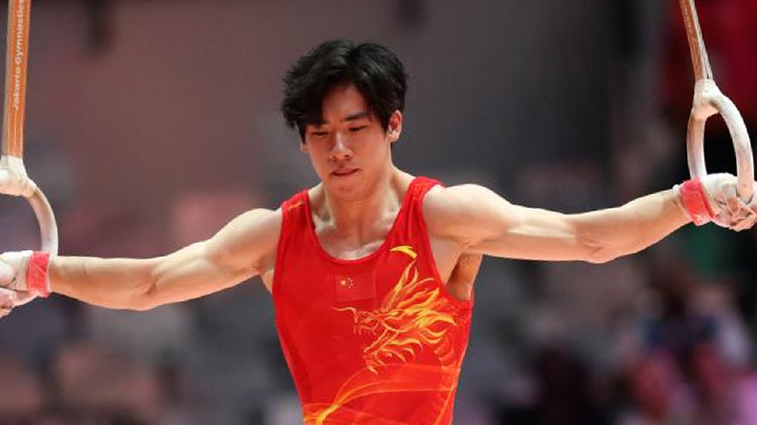 张博恒夺得雅加达体操世锦赛男子个人全能银牌