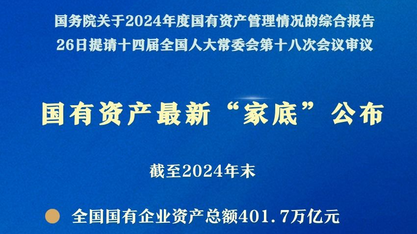 国有资产最新“家底”公布