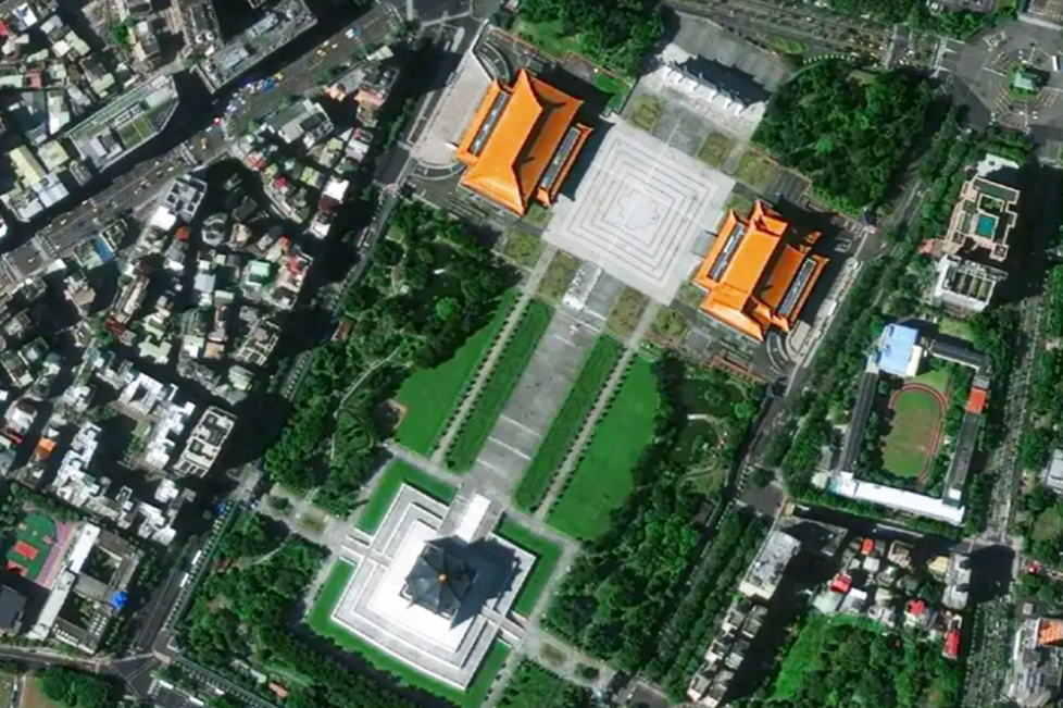 每条街道都清晰可见 看卫星视角下的中国台湾省