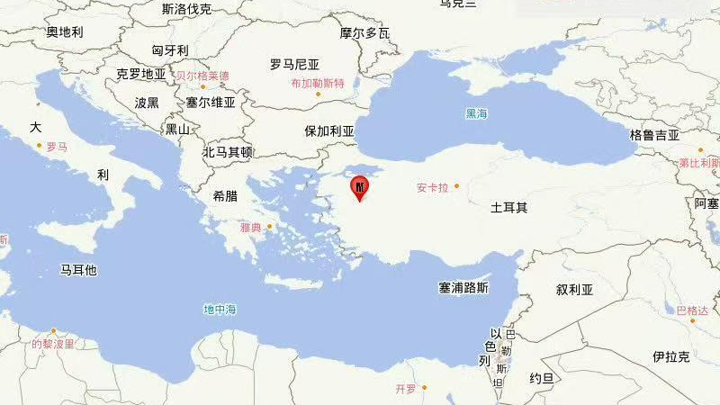 土耳其发生6.1级地震 震源深度10公里