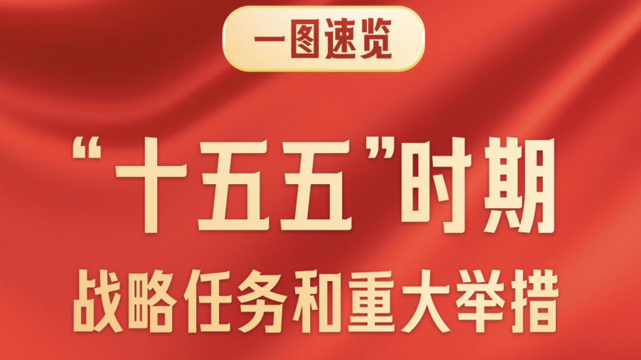 一图速览“十五五”时期战略任务和重大举措