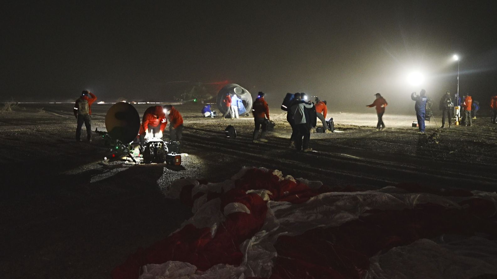 1:1预演 东风着陆场完成最后一次演练 迎接神二十航天员回家