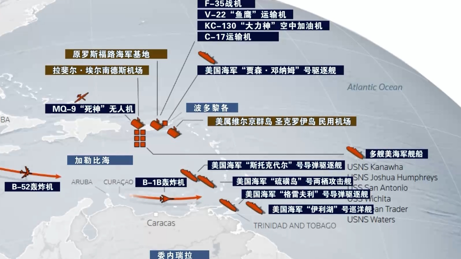 集结大量兵力 威胁地面进攻 美国真要对委内瑞拉动武？