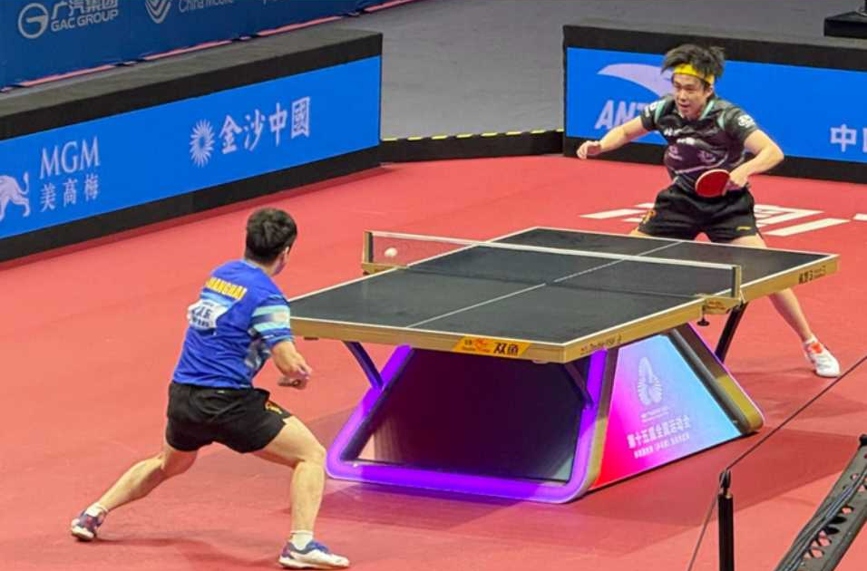 樊振东4∶2战胜王楚钦 晋级全运会乒乓球男单决赛
