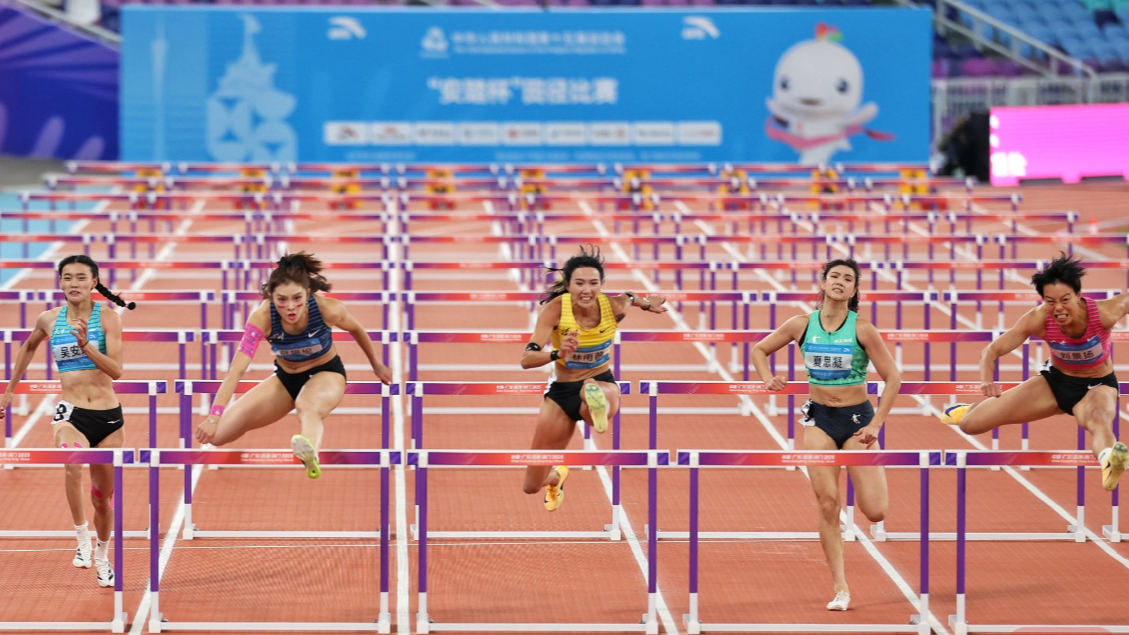 差0.04秒！川妹子吴艳妮获全运会女子100米栏决赛亚军