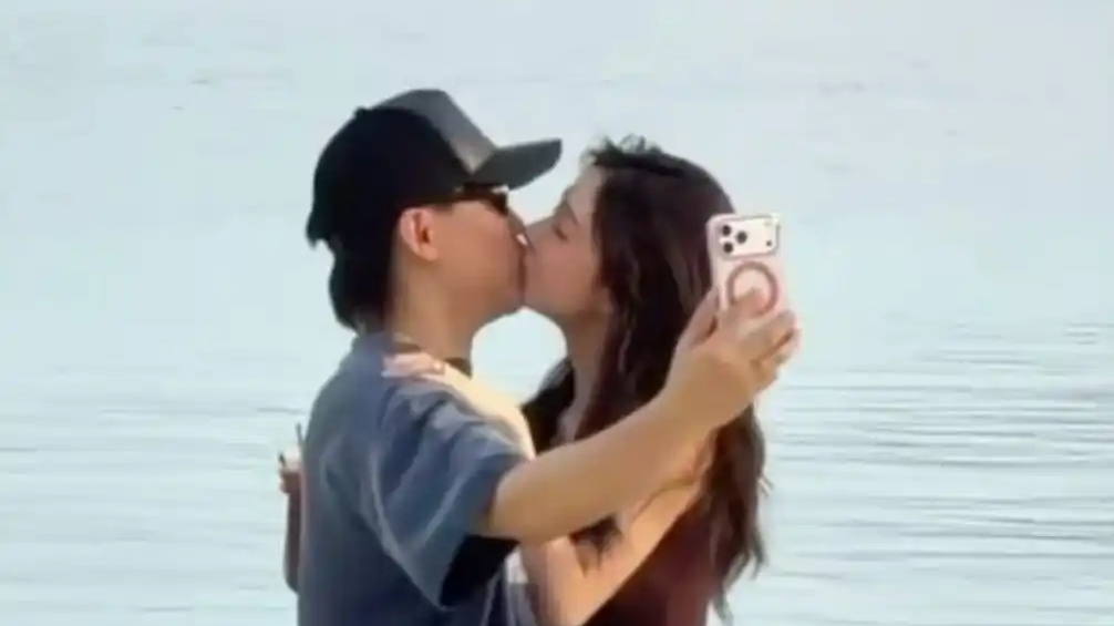 胡彦斌回应与易梦玲海边视频非AI制作 此前两人被拍到亲密照