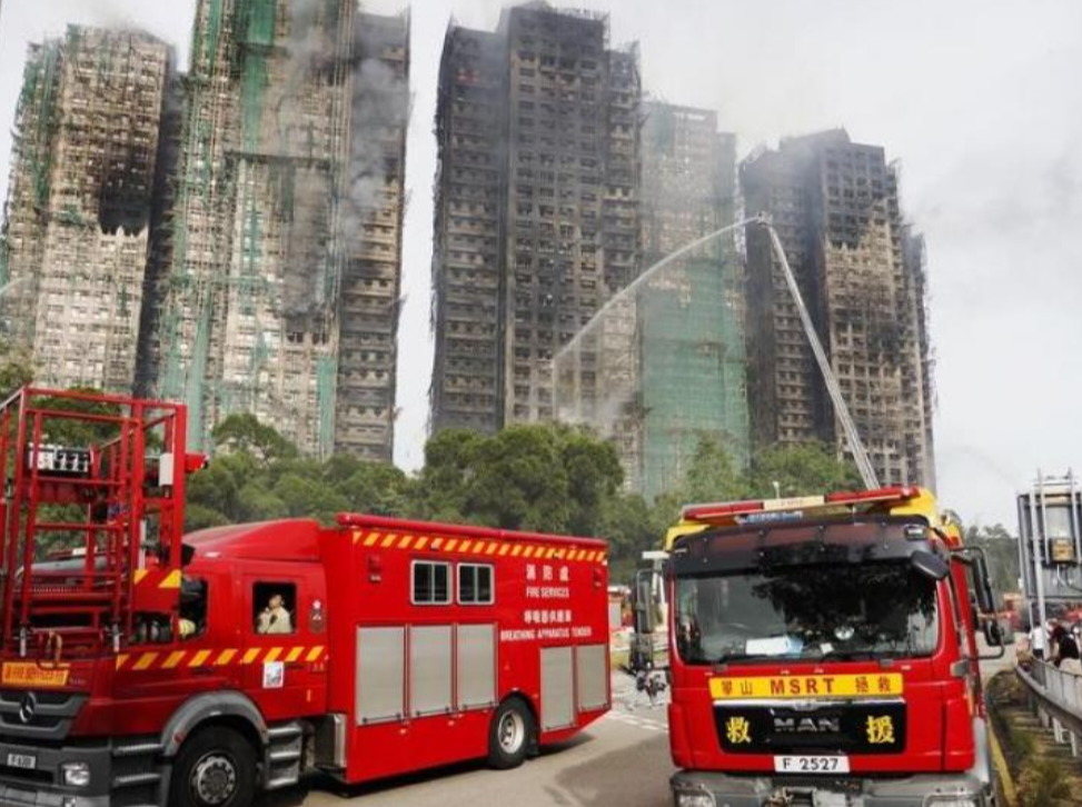 香港廉政公署就大埔火灾拘捕2人