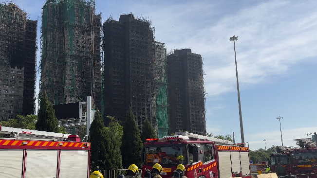 香港廉政公署28日就大埔火灾拘捕8人