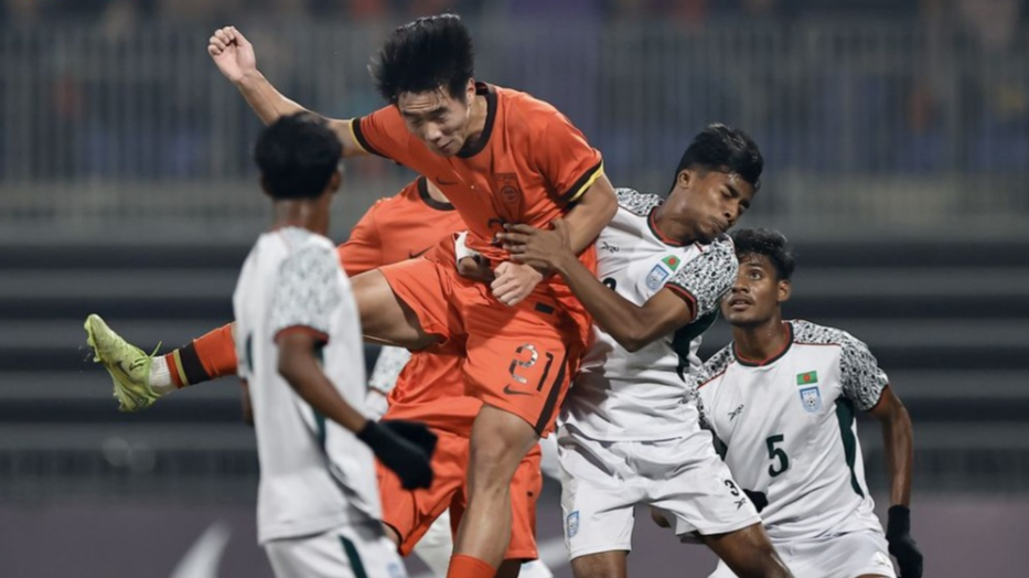 5战全胜晋级！中国队挺进U17男足亚洲杯