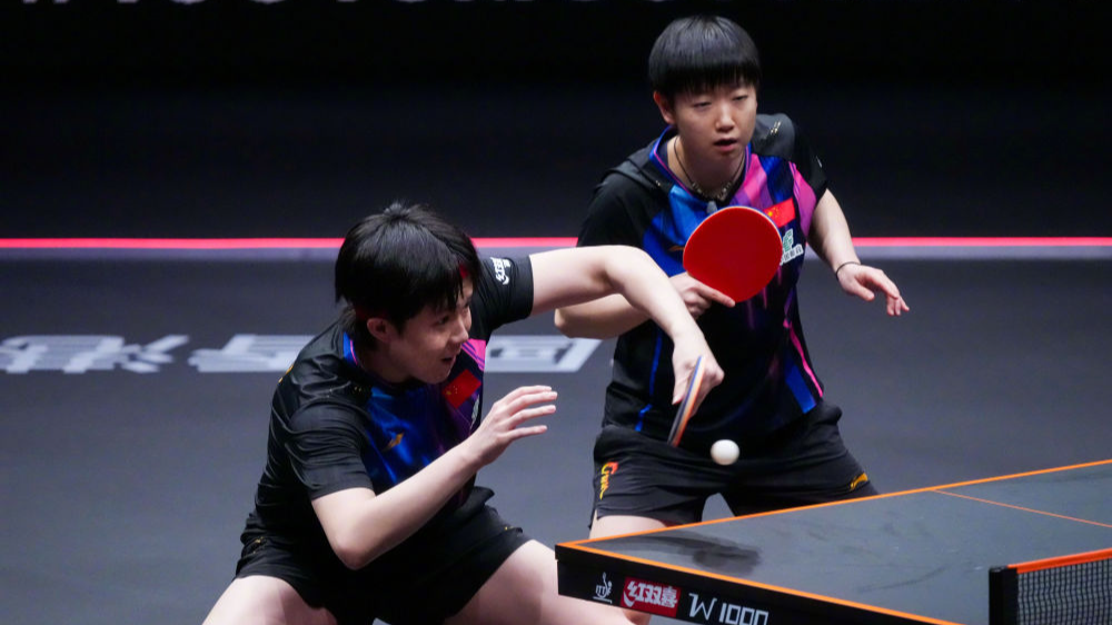 王楚钦孙颖莎混双首战告捷