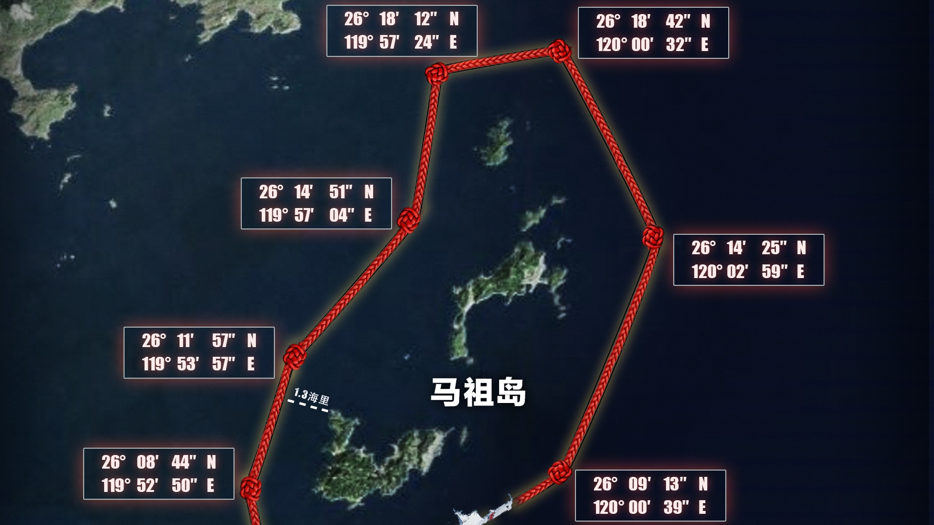 福建海警位马祖岛、乌丘屿附近海域开展综合执法巡查