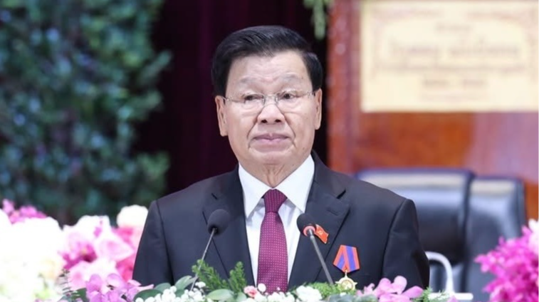 通伦·西苏里当选老挝人民革命党第十二届中央委员会总书记