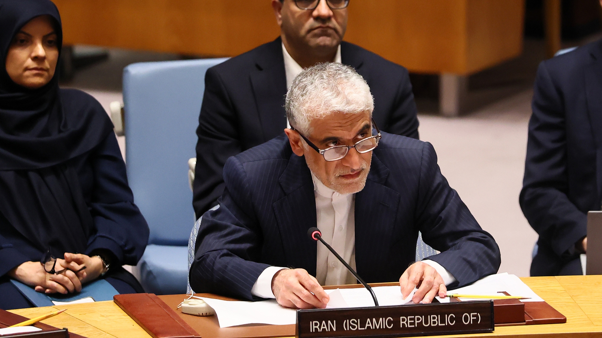 伊朗代表致信安理会 谴责美以干涉伊朗内政并煽动暴力