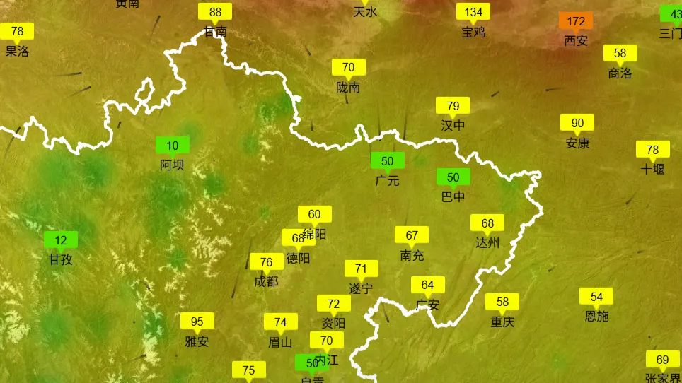 输入性浮尘今日“袭”川 成都平原或受影响