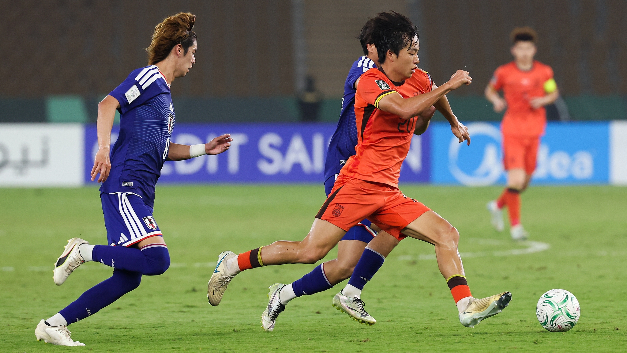 中国队获得U23男足亚洲杯亚军