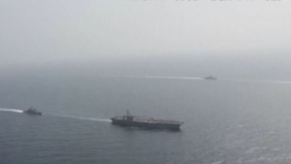 美国“林肯”号航母打击群已经抵达中东