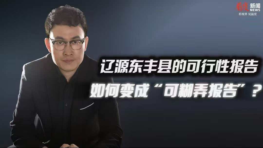时评｜辽源东丰县的可行性报告 如何变成“可糊弄报告”？