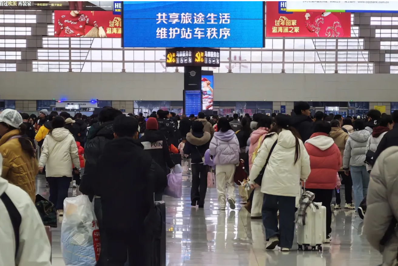 单日突破200万人次！春节期间国铁成都局旅客发送量创历史新高