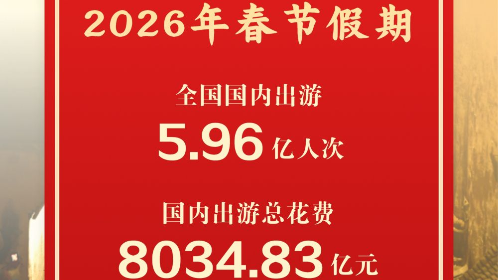 创新高！春节假期国内出游5.96亿人次