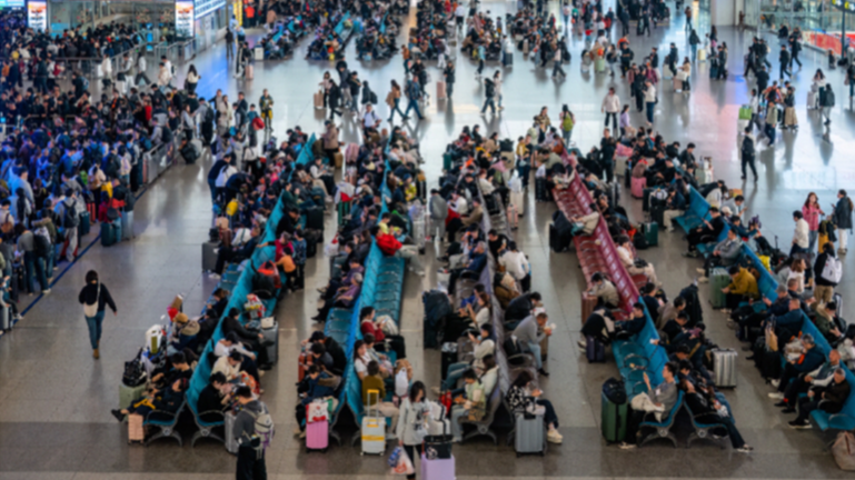 全国铁路今天预计发送旅客1635万人次