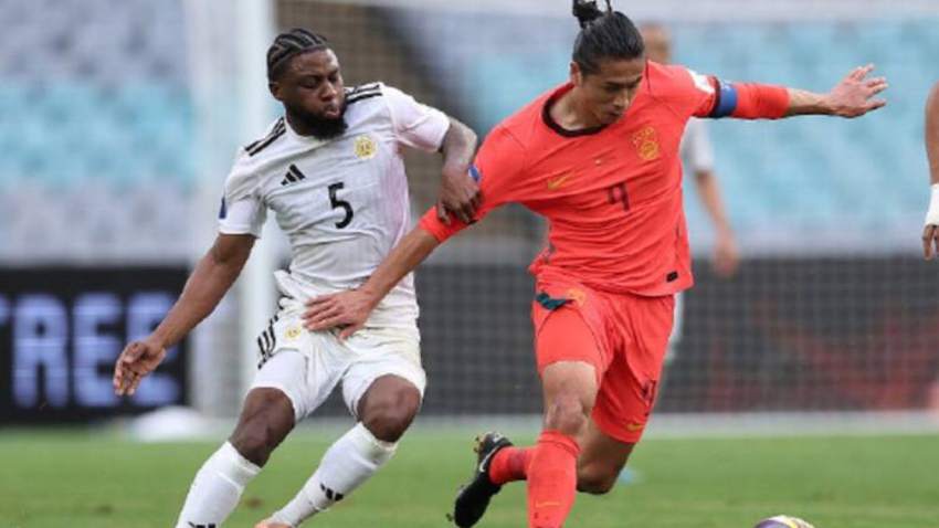 邵佳一上任首秀，中国队2∶0战胜库拉索队