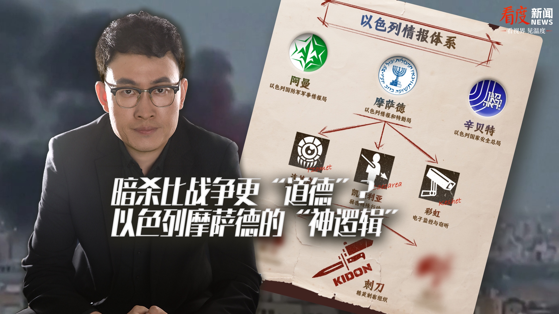 时评｜暗杀比战争更“道德”？以色列摩萨德的“神逻辑”