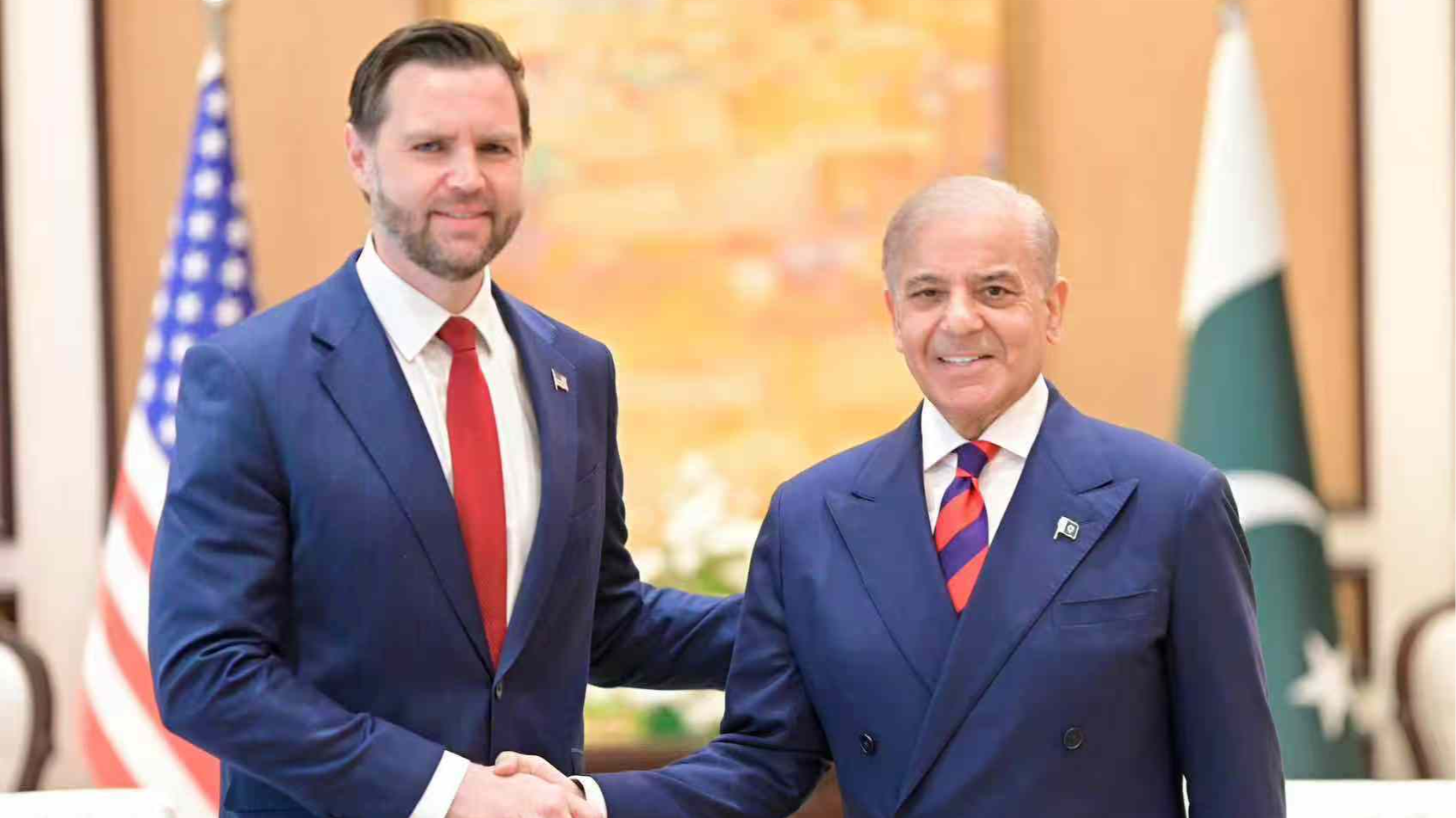 巴基斯坦总理会见美国副总统万斯