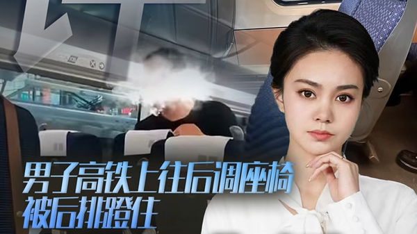 时评｜男子高铁上往后调座椅被后排蹬住 成年人的分寸感真的很重要