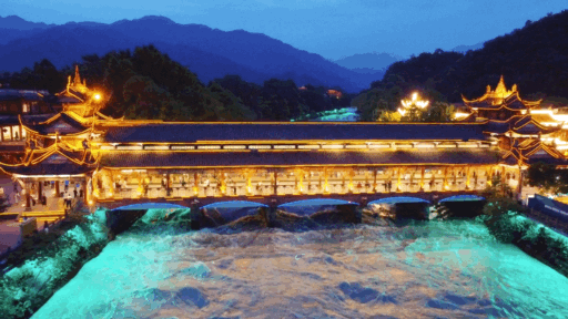 四川的廊桥，懂得慢活