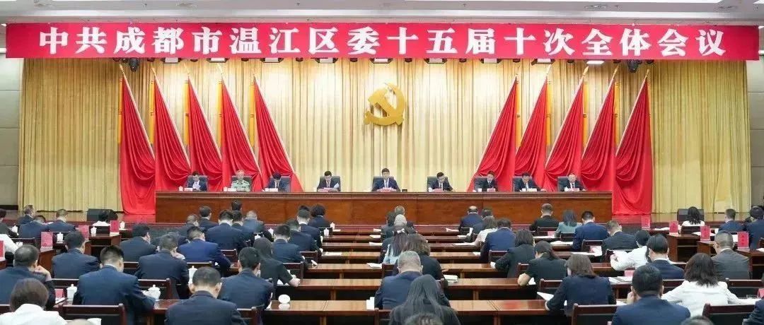 中国共产党成都市温江区第十五届委员会第十次全体会议决议