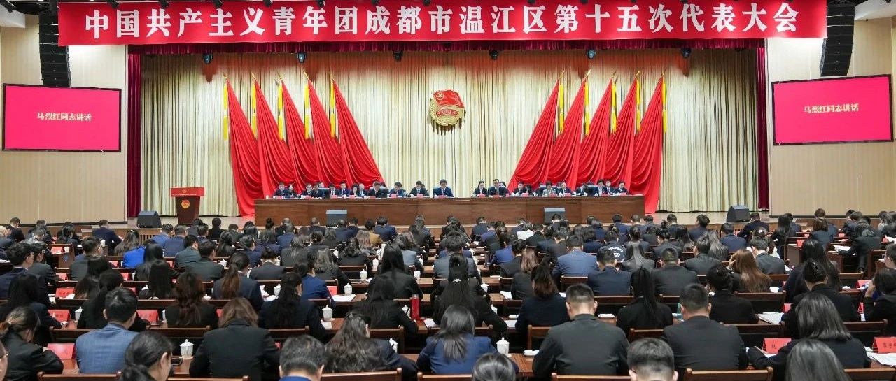 共青团成都市温江区第十五次代表大会召开