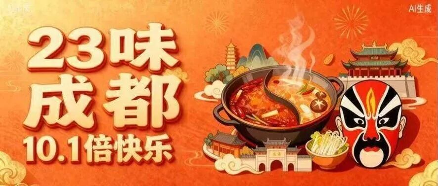 国庆游成都：23种玩法，承包你的8天快乐