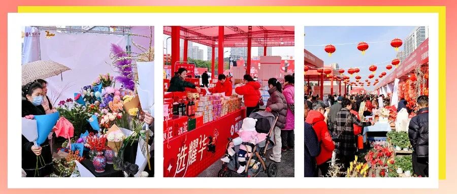 晒着太阳买年货！金温江年宵花市太好逛了～