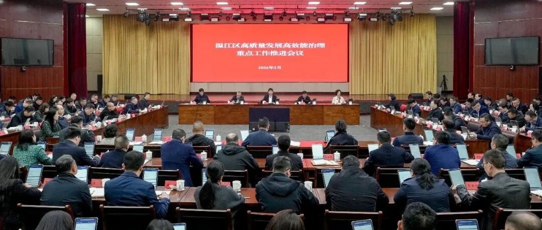 开局十五五 实干启新程！温江区高质量发展高效能治理重点工作推进会议召开